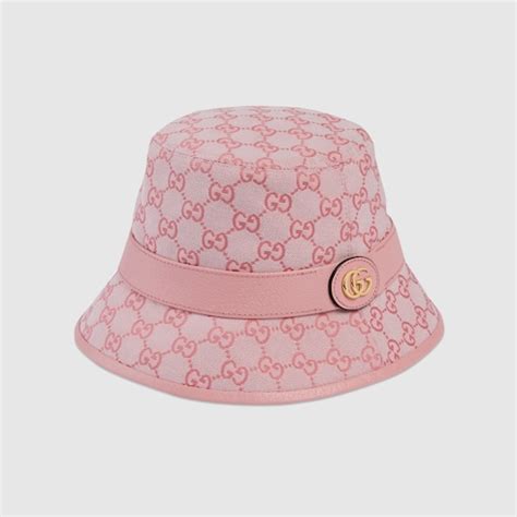 pink Gucci bucket hat